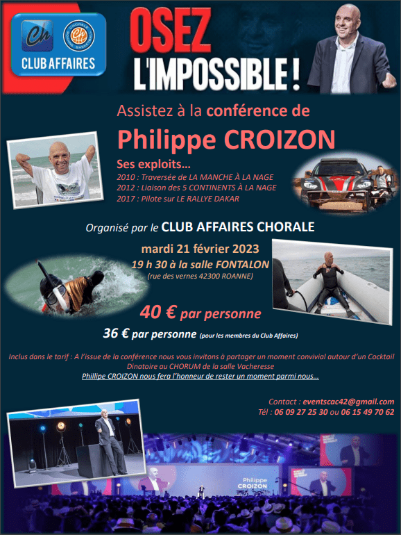 flyer conference philippe croizon club affaires roanne