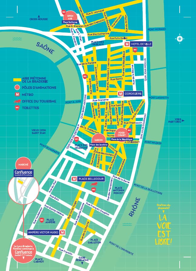 carte lyon braderie festival