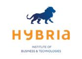 logo hybria institute of business and technologies